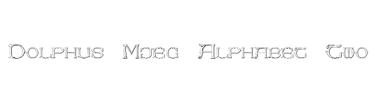Dolphus-Mieg Alphabet Two  لخطوط تنزيل