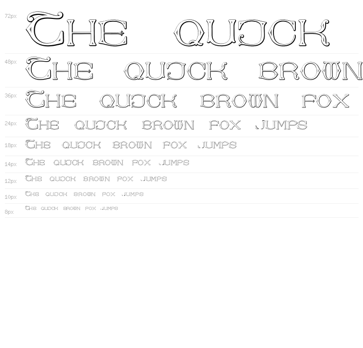 Dolphus-Mieg Alphabet Two Waterfall