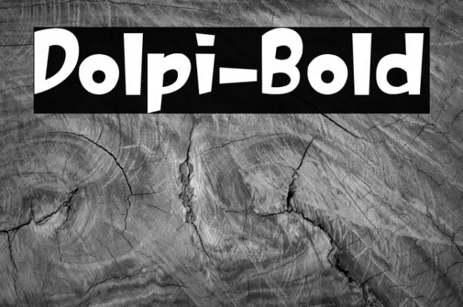 Dolpi-Bold Font examples