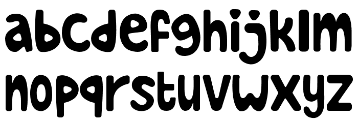 Dolpino Font LOWERCASE