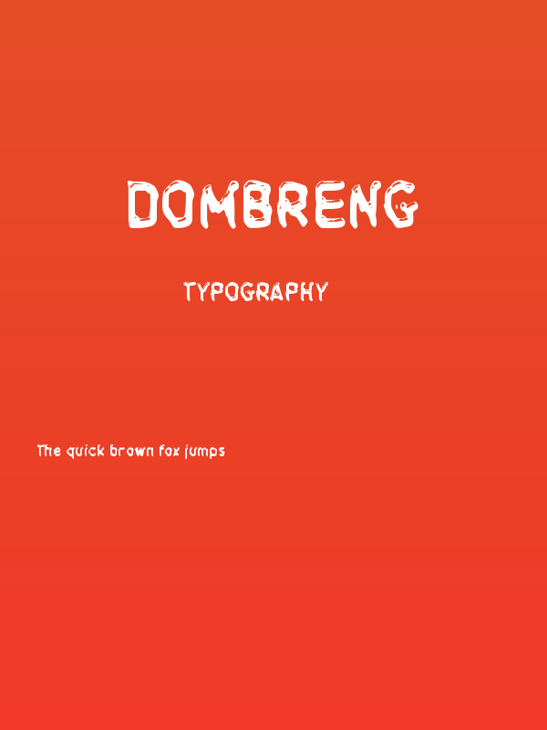 Dombreng Poster