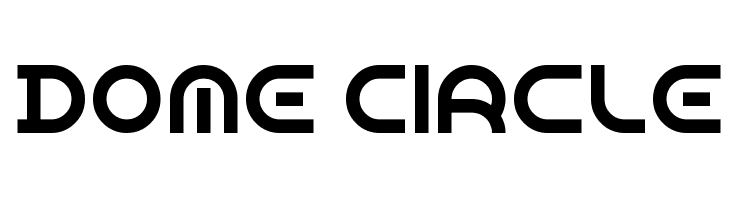 Dome Circle Font