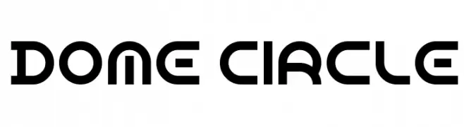 Dome Circle  Frei Schriftart Herunterladen
