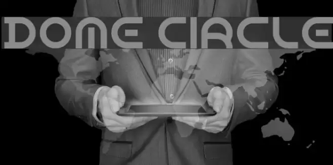 Dome Circle Font examples