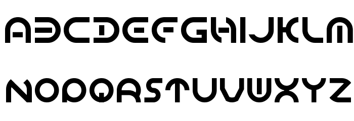 Dome Circle Font LOWERCASE