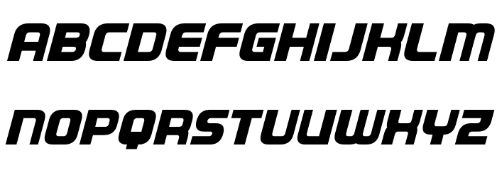 Domelen Bold Italic Font LOWERCASE