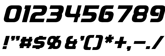 Domelen Italic Font OTHER CHARS