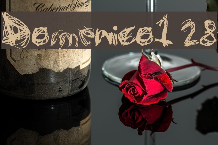 Domenico128 Font examples