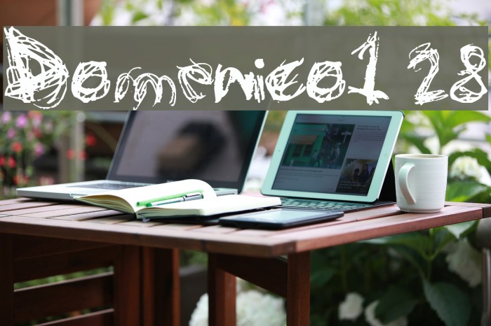 Domenico128 Font examples