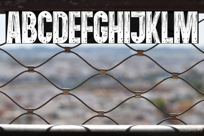 Domestic Prison Font examples