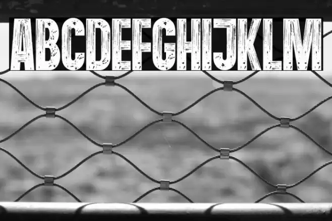 Domestic Prison Schriftart examples