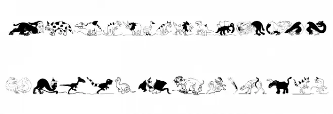 DomesticAnimals फ़ॉन्ट लोअरकेस