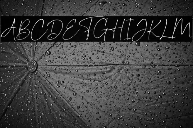 DomesticScript फ़ॉन्ट examples