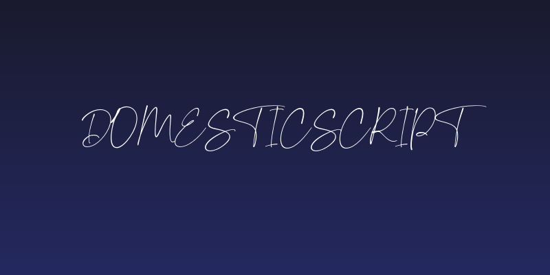 DomesticScript Social Header