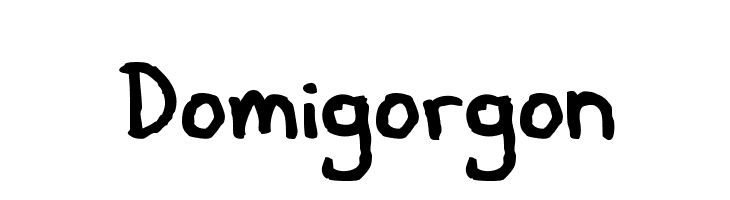 Domigorgon Font