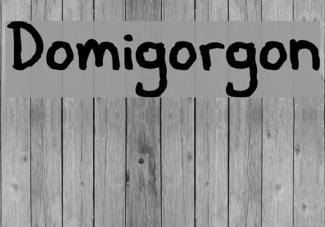Domigorgon خط examples