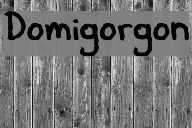 Domigorgon خط examples