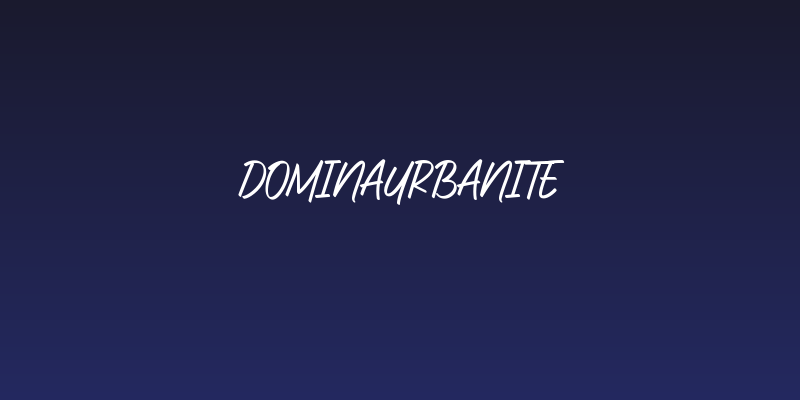 DominaUrbanite Social Header