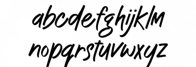 DominaUrbanite Schriftart Kleinbuchstaben
