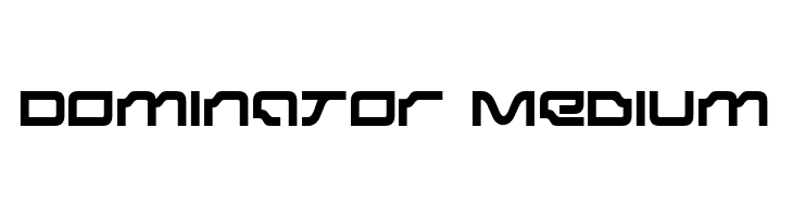 Dominator Medium  免费字体下载