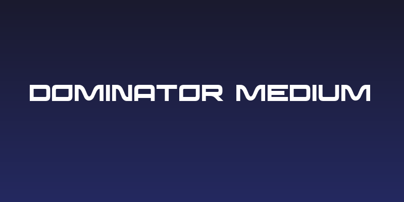Dominator Medium Social Header