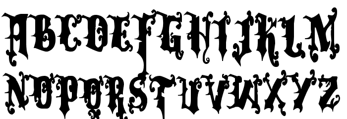 Dominatrix Font LOWERCASE
