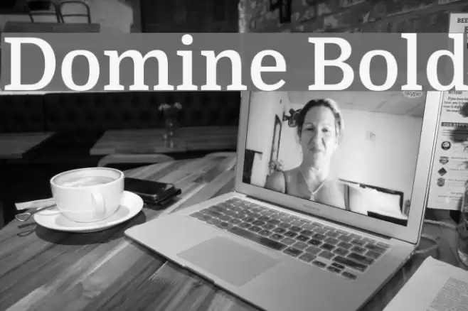 Domine Bold Font examples