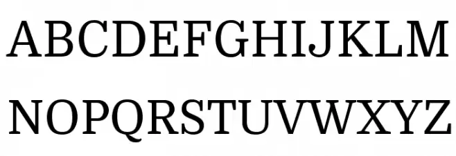 Domine-Regular Schriftart Groß