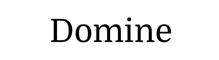 Domine Font - FFonts.net