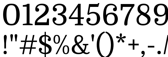 Domine Font OTHER CHARS