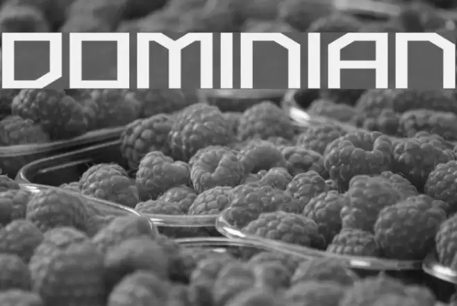 Dominian Font examples