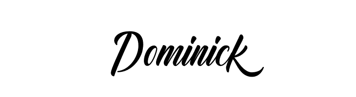 Dominick  Frei Schriftart Herunterladen