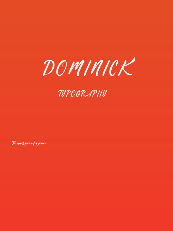 Dominick Poster