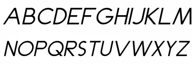 Dominik Italic Fuentes MAYÚSCULAS