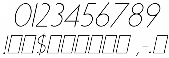 Dominik Thin Italic