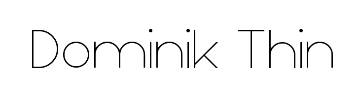 Dominik Thin Font