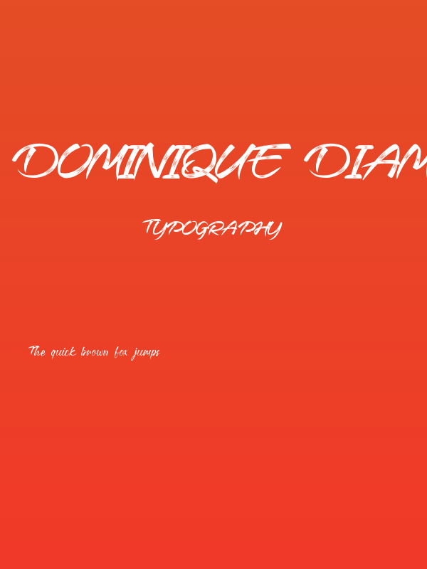 Dominique Diamond Poster