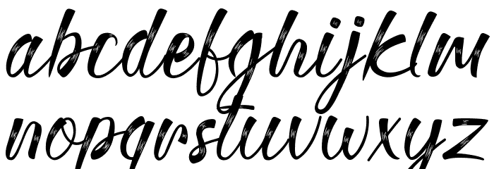 Dominique Diamond Font LOWERCASE
