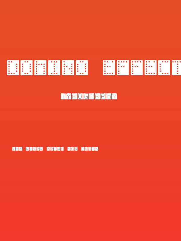 Domino-Effect-Normal Poster