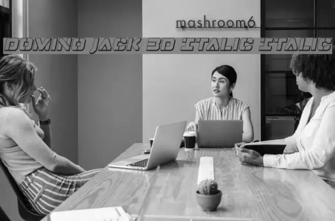 Domino Jack 3D Italic Italic Font examples