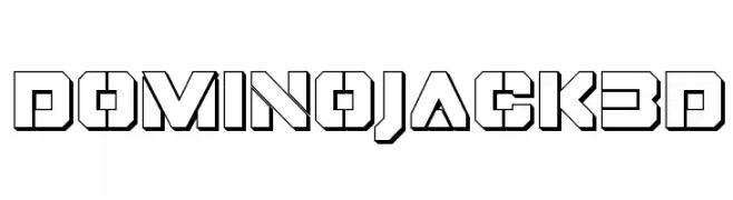 Domino Jack 3D  Fuentes Gratis Descargar