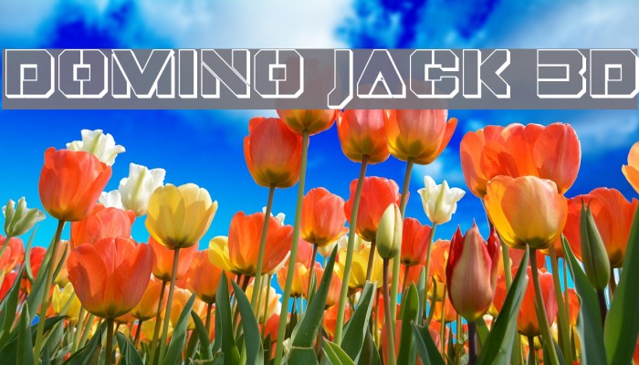 Domino Jack 3D Font examples