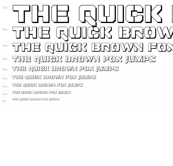 Domino Jack 3D Waterfall