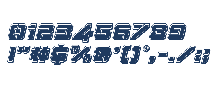 Domino Jack Bevel Italic Italic Other Characters