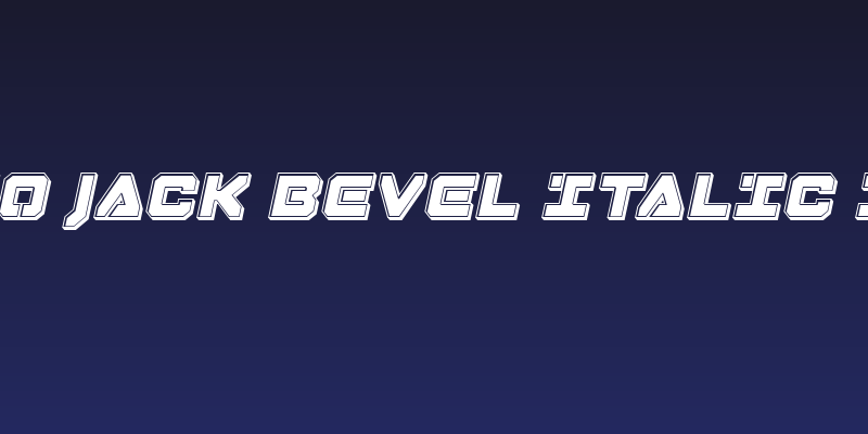 Domino Jack Bevel Italic Italic Social Header