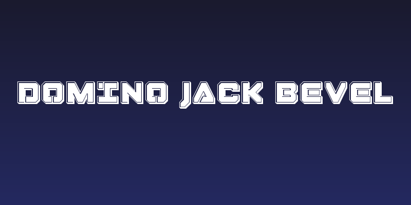 Domino Jack Bevel Social Header