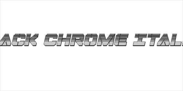 Domino Jack Chrome Italic Italic Logo
