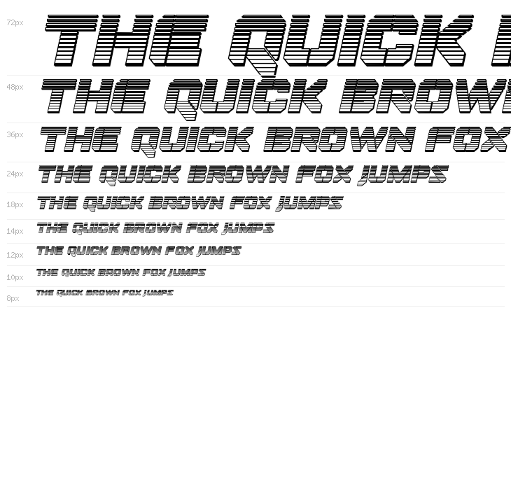 Domino Jack Chrome Italic Italic Waterfall