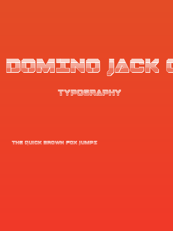 Domino Jack Chrome Poster