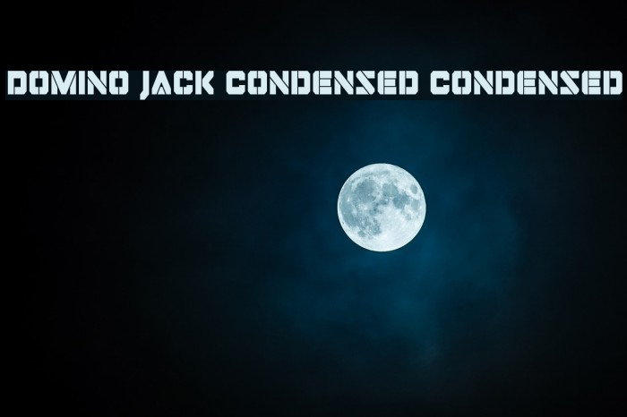 Domino Jack Condensed Condensed Example 1